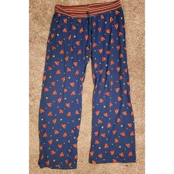 Vintage Super Girl Pajama Pants - Picture 2 of 6
